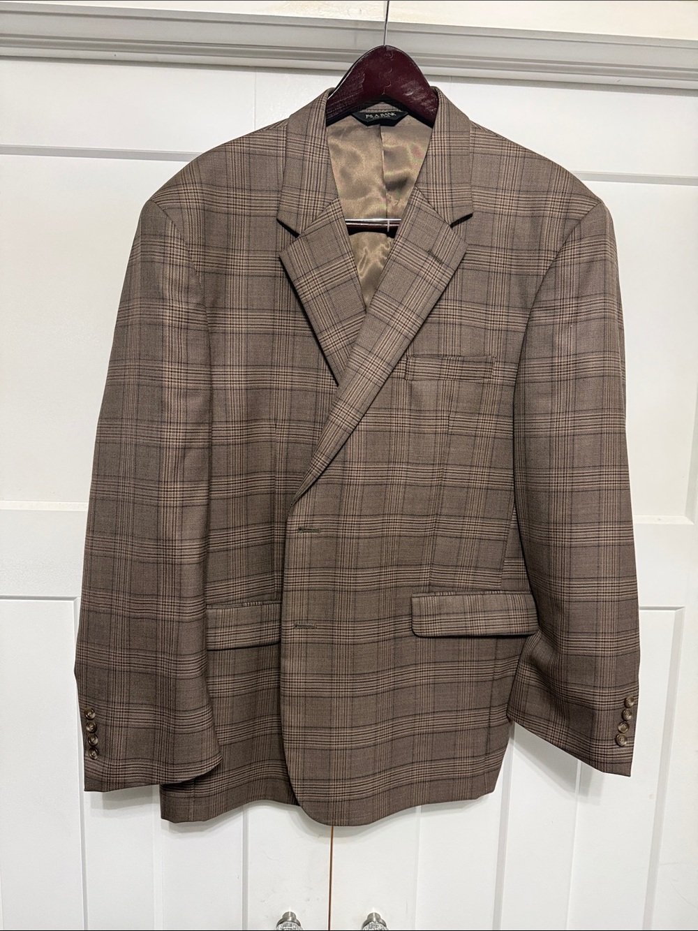 Jos. A. Bank Brown Plaid Sport Coat